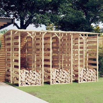 vidaXL Pergolas met dak 6 st 100x90x200 cm geïmpregneerd, Tuin en Terras, Palen, Balken en Planken, Verzenden, Nieuw