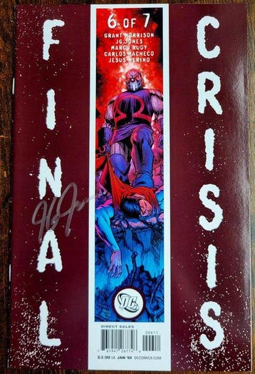 Final Crisis #6 2009 - Signed by creator J.G. Jones ! With, Nieuw