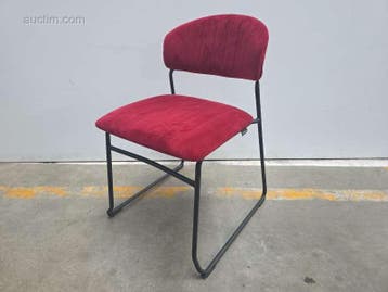 Velvet barstoelen Flexfurn Teddy (6x), Nieuw