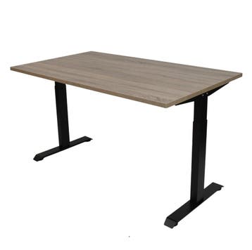NIEUW Basic instelbaar bureau - kleur blad midden eiken, Ophalen of Verzenden, Nieuw