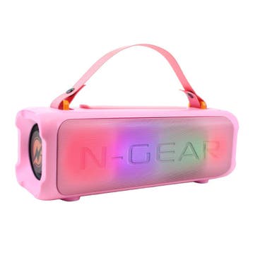 Karaokeset – N-Gear Blazooka – Bluetooth speaker 100W – Roze, Verzenden, Nieuw, Complete set