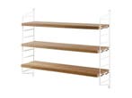 String - Pocket - eiken/wit - 60x50x15 cm, Verzenden, Nieuw