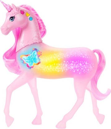 Barbie Eenhoorn met Fonkelende Lichtjes, Verzenden, Nieuw