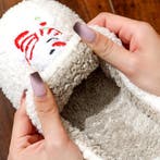 Kerstpop Pantoffels | Pluche Gevoerd | Maat 36 tot 45 Kerst, Verzenden, Nieuw, Pantoffels of Sloffen