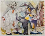 Pablo Picasso (1881-1973) - Pierrot et Arlequin, Antiek en Kunst