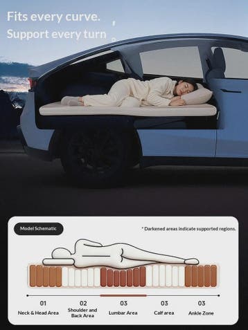 Luxe Opblaasbaar Luchtbed voor Auto - Universeel SUV Achterb, Verzenden, Nieuw
