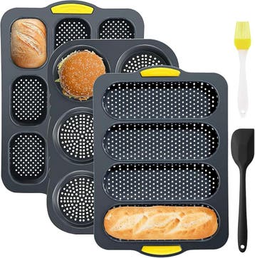 Baguettevorm Siliconen 5-delig | Laatste Stuk!, Huis en Inrichting, Ophalen of Verzenden, Zo goed als nieuw
