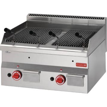 gas lavasteen grill | 60x60x28(h) Gastro-M, Verzenden, Nieuw in verpakking