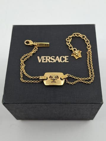Versace Medusa armband, Versace, Armband, Goud, Nieuw