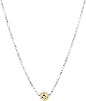 The Jewelry Collection Ketting Bolletje 0,8 mm 40 + 5 cm -, Verzenden, Nieuw