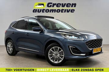 Ford Kuga 2.5 PHEV Vignale  Pano  Virtual  HUD  Memory  B&O, Automaat, Blauw, Nieuw, Te koop