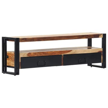 vidaXL Tv-meubel 120x30x40 cm massief acaciahout, Minder dan 50 cm, Verzenden, 100 tot 150 cm, Nieuw