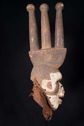 Tribaal masker - Igbo - 59 cm - Nigeria, Antiek en Kunst