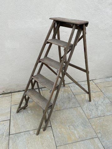 Keukentrapje - Hout - opvouwbare trapladder