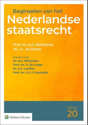 Beginselen van het Nederlandse staatsrecht - A.D. Belinfante, Verzenden, Gelezen, A.D. Belinfante