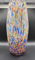 Vaas - Muranoglas - glas Arlecchino, Antiek en Kunst