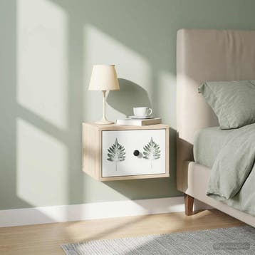 vidaXL Wandkastje HANAU Sonoma Eiken 36 x 33 x 25 cm Bewerkt, Minder dan 45 cm, Verzenden, Nieuw, Minder dan 55 cm