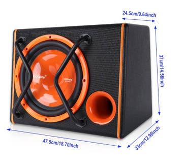 12 Inch Subwoofer 4200W Actief Car Audio met Versterker, Verzenden, Nieuw