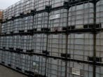 Ibc containers 1000 liter tanks gespoeld en ongespoeld, Gebruikt