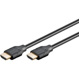 HDMI kabel 8K | Goobay | 1 meter (60Hz, HDR, Zwart), Verzenden, Nieuw