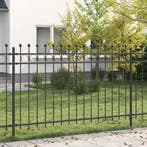 vidaXL Ringhek TILBURG Zwart, Verzenden, Nieuw, IJzer