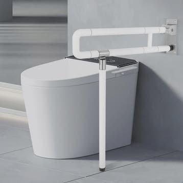 Klapbare Toiletbeugel met Steunpoot - Veiligheid en Onderste, Verzenden, Nieuw