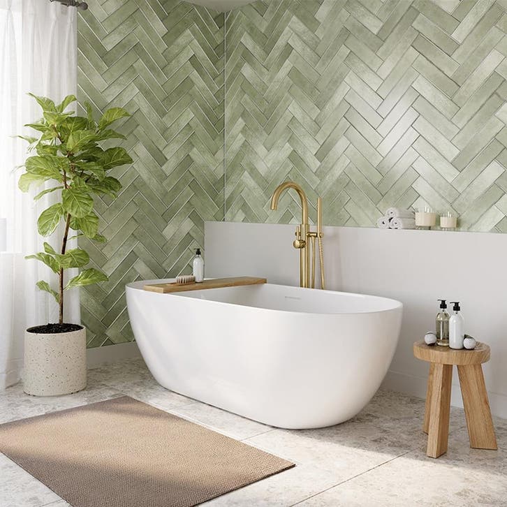 Wiesbaden Trens Vrijstaand Ligbad - 180x80cm - Acryl - Glans, Doe-het-zelf en Verbouw, Sanitair, Nieuw, Ophalen of Verzenden