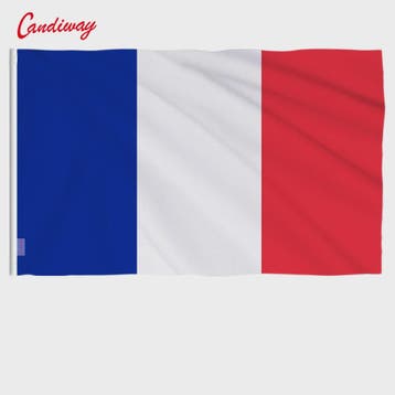 Franse Vlag 90x60cm - Decoratie voor Feest, Parade & Kantoor, Verzenden, Nieuw
