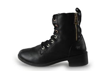 Mustang Veterboots in maat 39 Zwart, Kleding | Dames, Verzenden, Zwart, Overige typen, Zo goed als nieuw