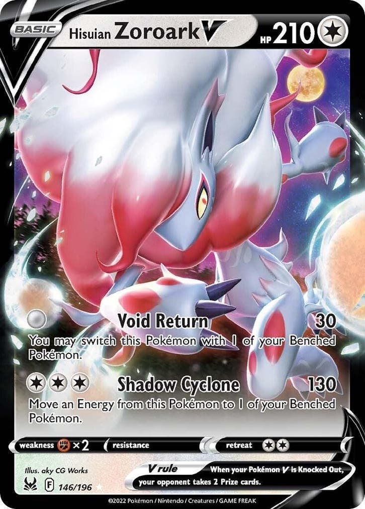 Hisuian Zoroark V #146, Hobby en Vrije tijd, Verzamelkaartspellen | Pokémon, Nieuw, Ophalen of Verzenden