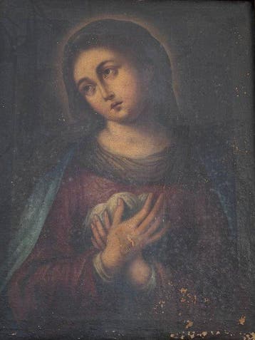 Italiaanse school (XVIII) - Virgen de los Dolores en oración