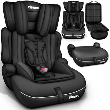 Autostoel - Autostoeltje - 9-36 kg - 1-12 jaar - Zwart - KID, Kinderen en Baby's, Autostoeltjes, Verzenden, Zo goed als nieuw