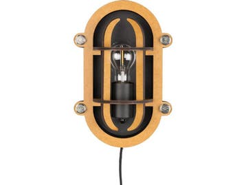 Zuiver Navigator - Wandlamp - Industrieel ontwerp - Zwart, Verzenden, Nieuw