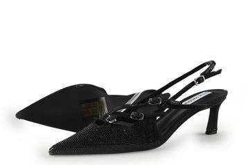 Steve Madden Slingbacks in maat 39 Zwart, Verzenden, Zwart, Steve Madden, Zo goed als nieuw