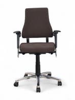BMA Axia Office bureaustoel, bruin-chrome, Overige plaatsen, Ophalen of Verzenden, Gebruikt, Stoel