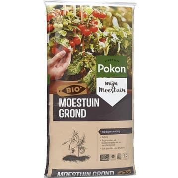 Moestuingrond | Pokon | 20 liter (Bio-label, Turfvrij), Verzenden