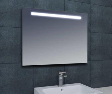 Wiesbaden Tigris spiegel met led verlichting 800x800, Huis en Inrichting, Woonaccessoires | Spiegels, Ophalen of Verzenden, Nieuw