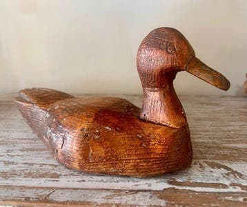 The Netherlands- 1920’s - marked E.B - hand carved - Lokeend, Antiek en Kunst