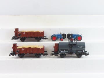 Märklin H0 - 46823 - Modeltrein goederenwagonset (2) - 2x, Hobby en Vrije tijd, Modeltreinen | H0, Nieuw