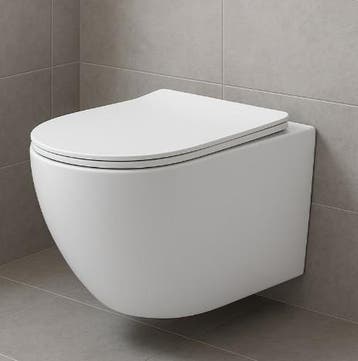 TORNADO FLUSH Randloos Compact Closet – 49 cm | Glanzend Wit, Ophalen of Verzenden, Nieuw, Bad