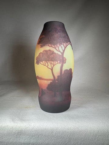 DArgental - Vaas - Glas - Art Nouveau