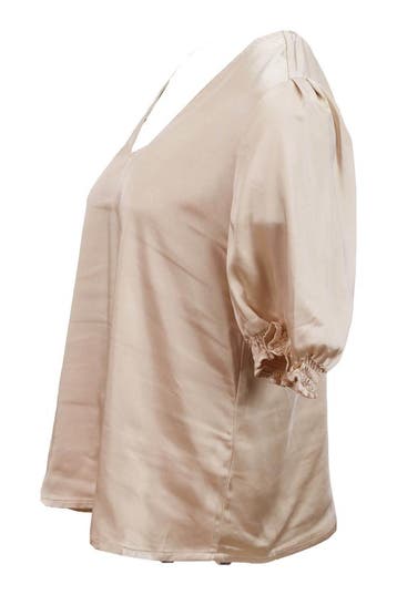 Aaiko Top in maat S Beige, Aaiko, Verzenden, Zo goed als nieuw, Beige