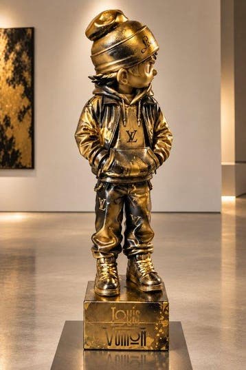 Daluxe Art - sculptuur, 1999 • XL LV Young Billionaire