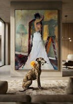 GREG (1970, Spain) - Le modèle - XL - Óleo sobre tabla