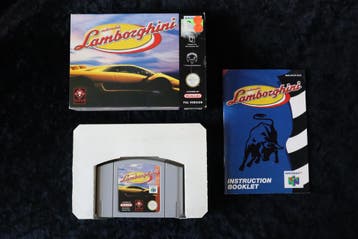 Lamborghini automobili Nintendo 64 Boxed PAL, Spelcomputers en Games, Games | Nintendo 64, Verzenden