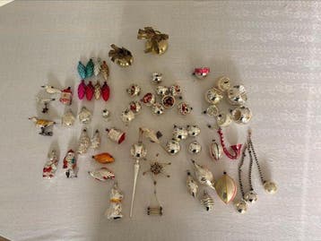 Kerstboomversiering (57) - Vintage - Glas, Nieuw