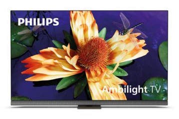 Philips OLED+ 65OLED907 65 inch 4K OLED Ambilight Smart TV, Ophalen, Philips, Zo goed als nieuw, 100 Hz