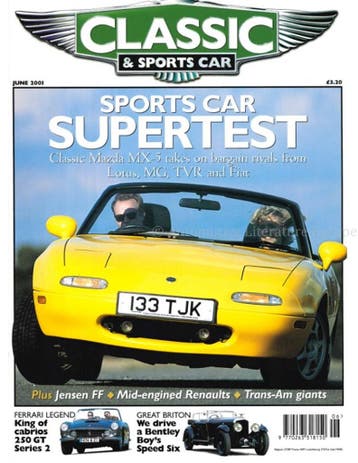 2001 CLASSIC AND SPORTSCAR MAGAZINE (06) JUNI ENGELS, Nieuw, Author