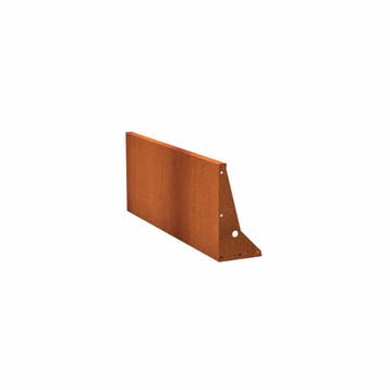 Cortenstaal keerwand 150x5x60cm, Nieuw, Minder dan 25 cm, Border