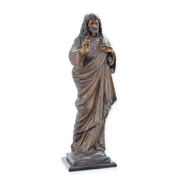 A BRONZE SCULPTURE OF JESUS (Beeldjes - Decoratie), Verzenden, Nieuw